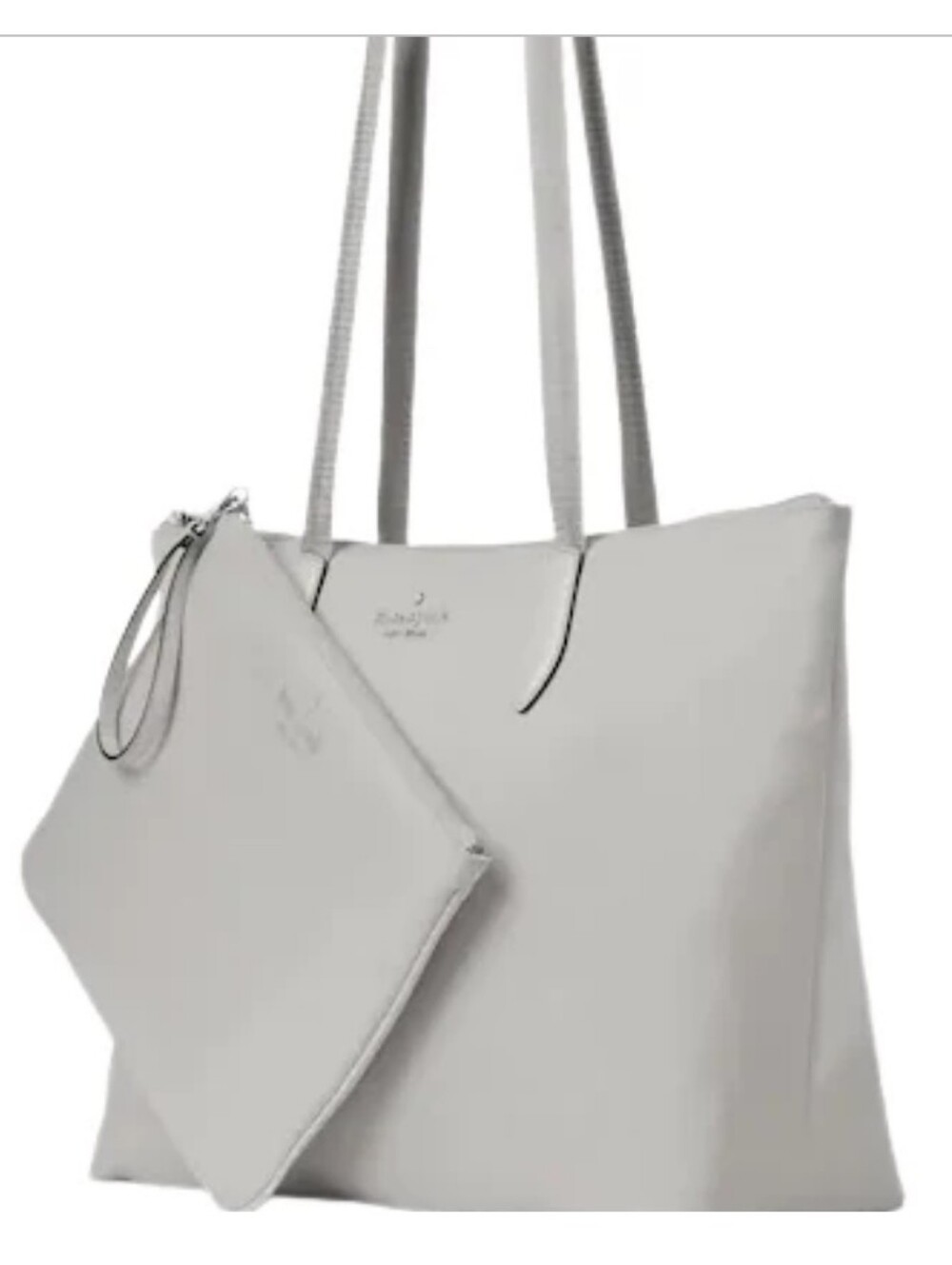 kate spade Mel Packable Tote in Light Gray